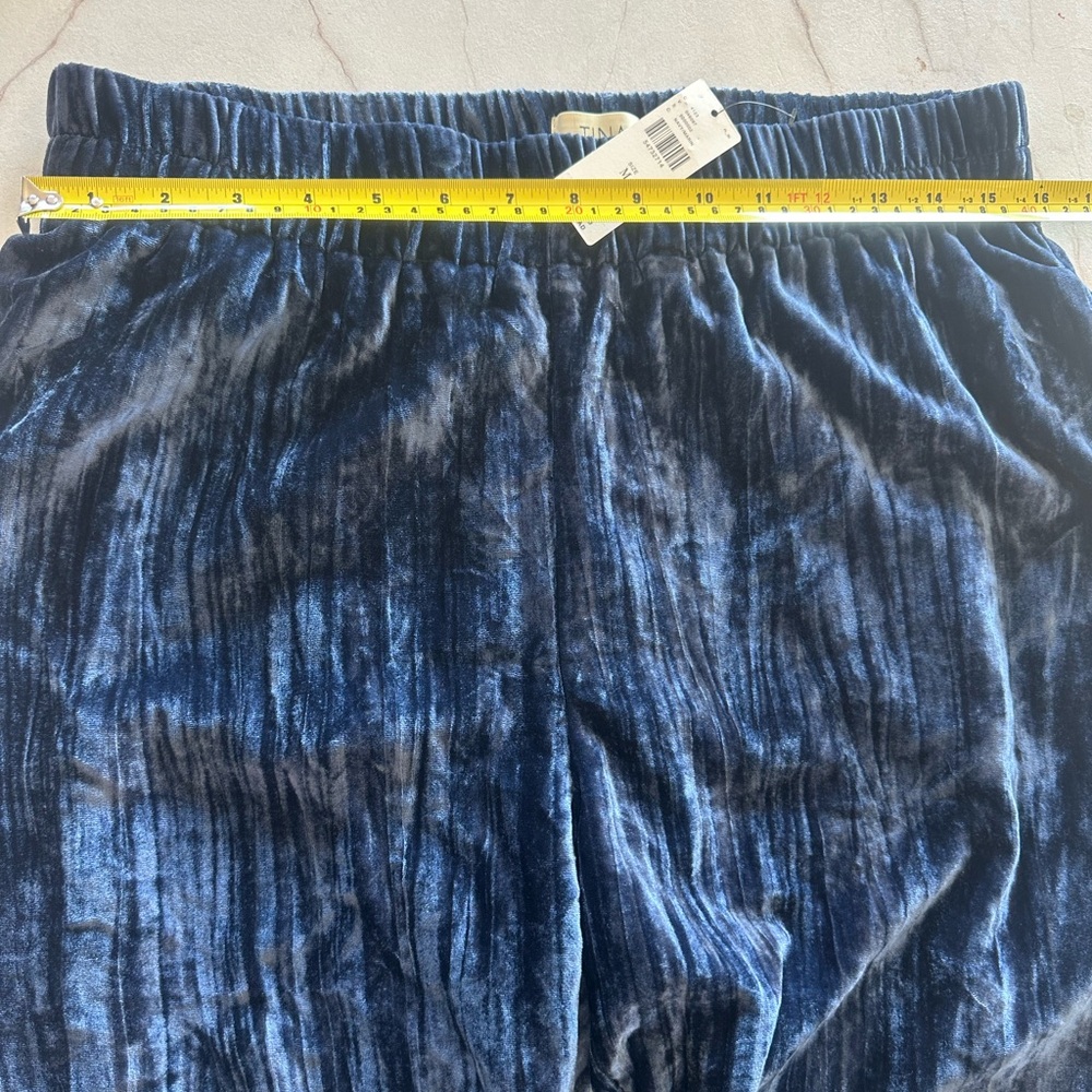 NWT Anthropologie Tina + Jo Josephine Velvet Tapered Trousers M - Picture 9 of 13